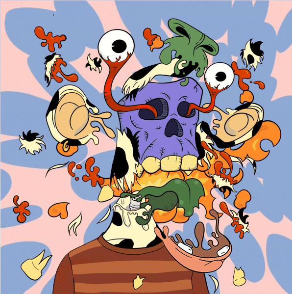 9999 爆猿庆祝 BAYC 100 万粉丝社区 /nfts/1-million-explosion-ape/02.png