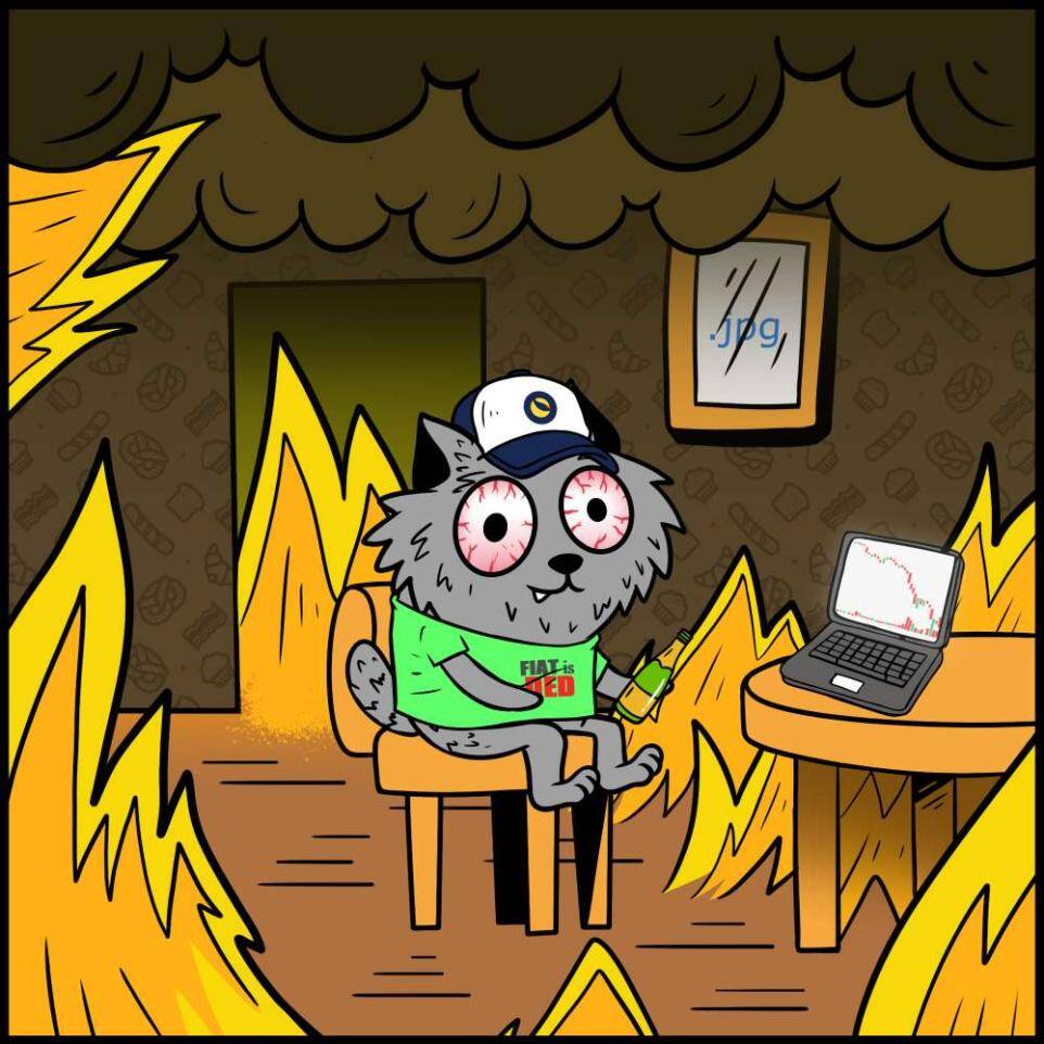 NFT 表现不佳? 加入俱乐部。 该系列诞生于 2022 年的大加密货币熊市期间。 /nfts/down-bad-official/down-bad-official.jpg