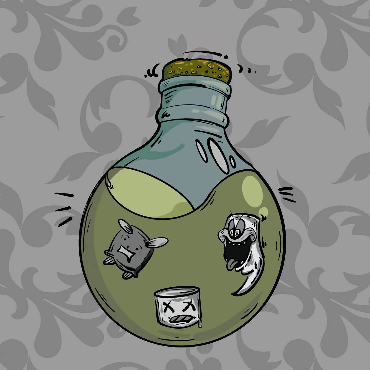 每个魔瓶里都有一个来自另一个世界的怪物。 /nfts/magicbottle-v2/magicbottle-v2.jpg