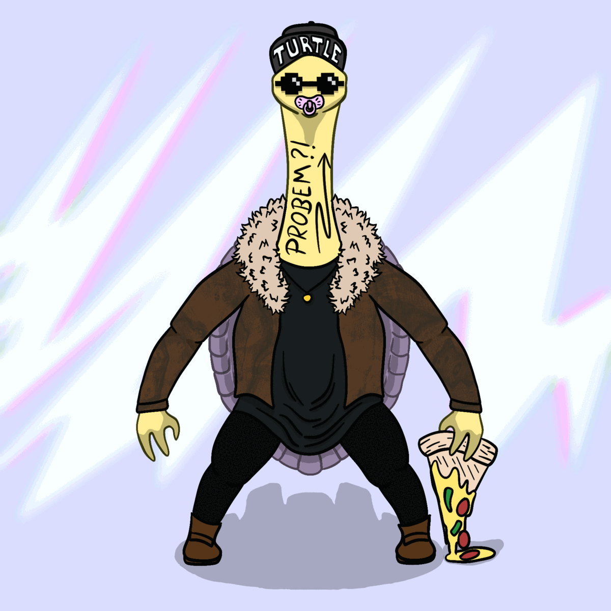 8k 长颈龟在以太坊区块链上爬行 /nfts/turtle-necks/turtle-necks.gif