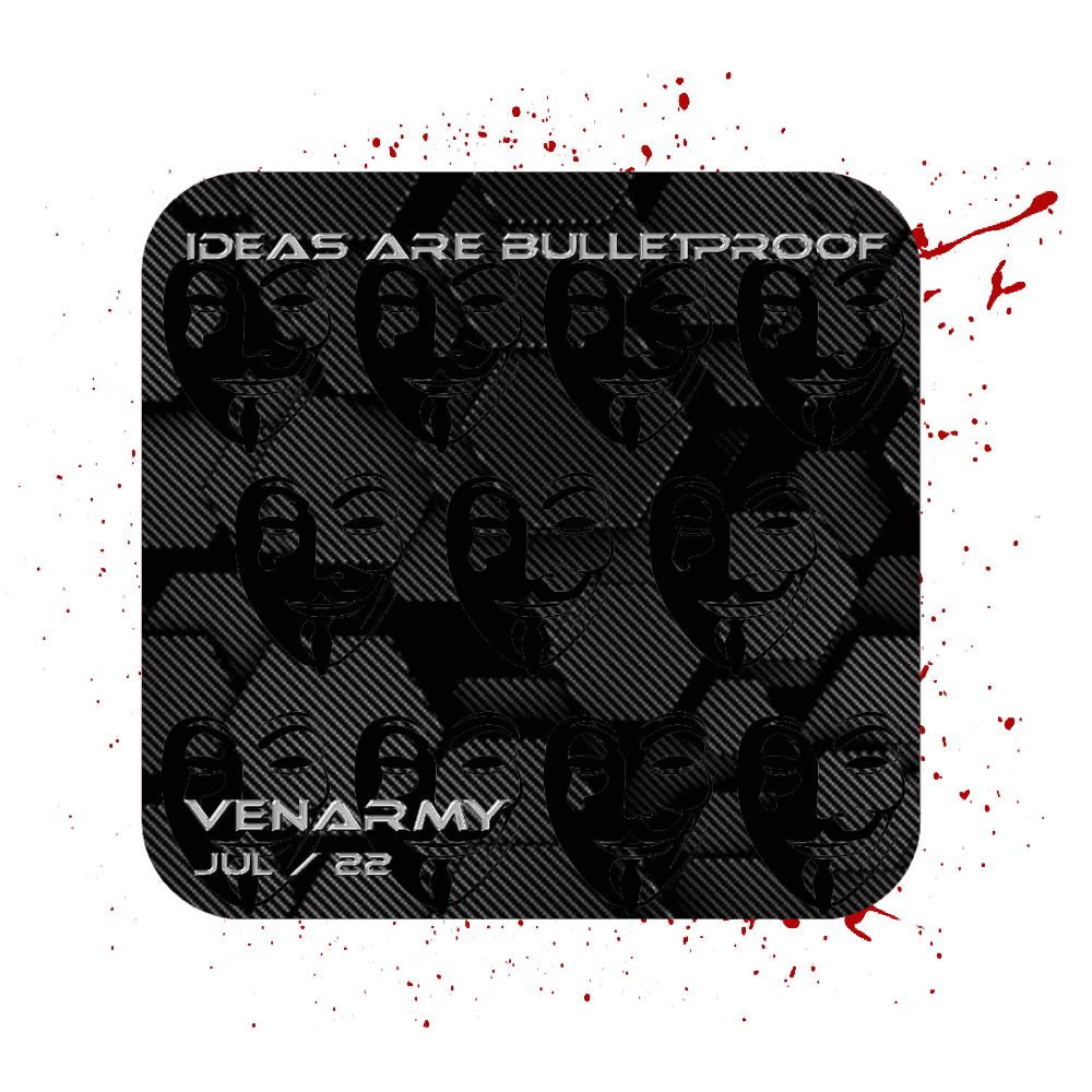 铸造了 1000 个限量版 3D 碳 VENARMY NFT ~ Guy Fawkes 图像象征着反叛精神 /nfts/venarmy/venarmy.png